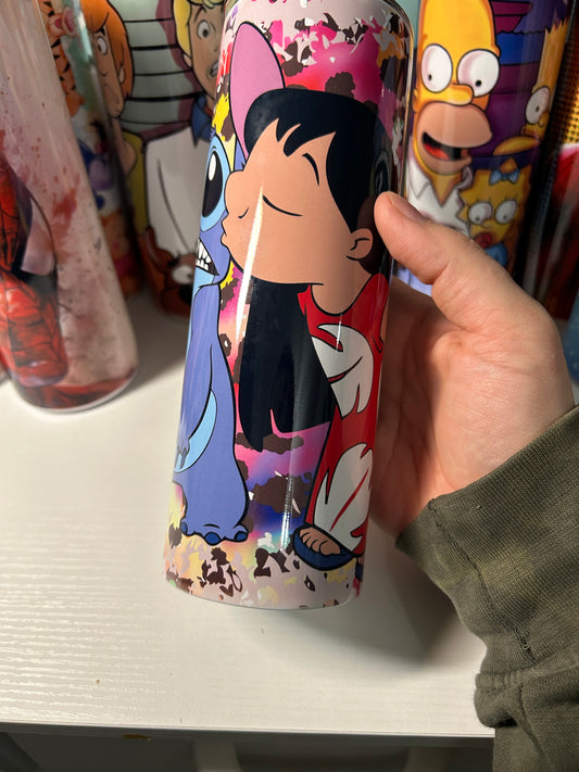 20oz Lilo and Stitch Skinny Tumbler