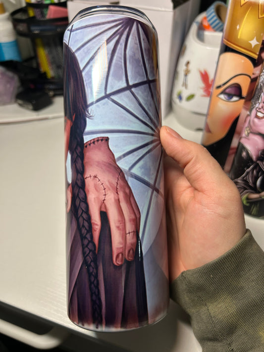 20oz Wednesday skinny Tumbler