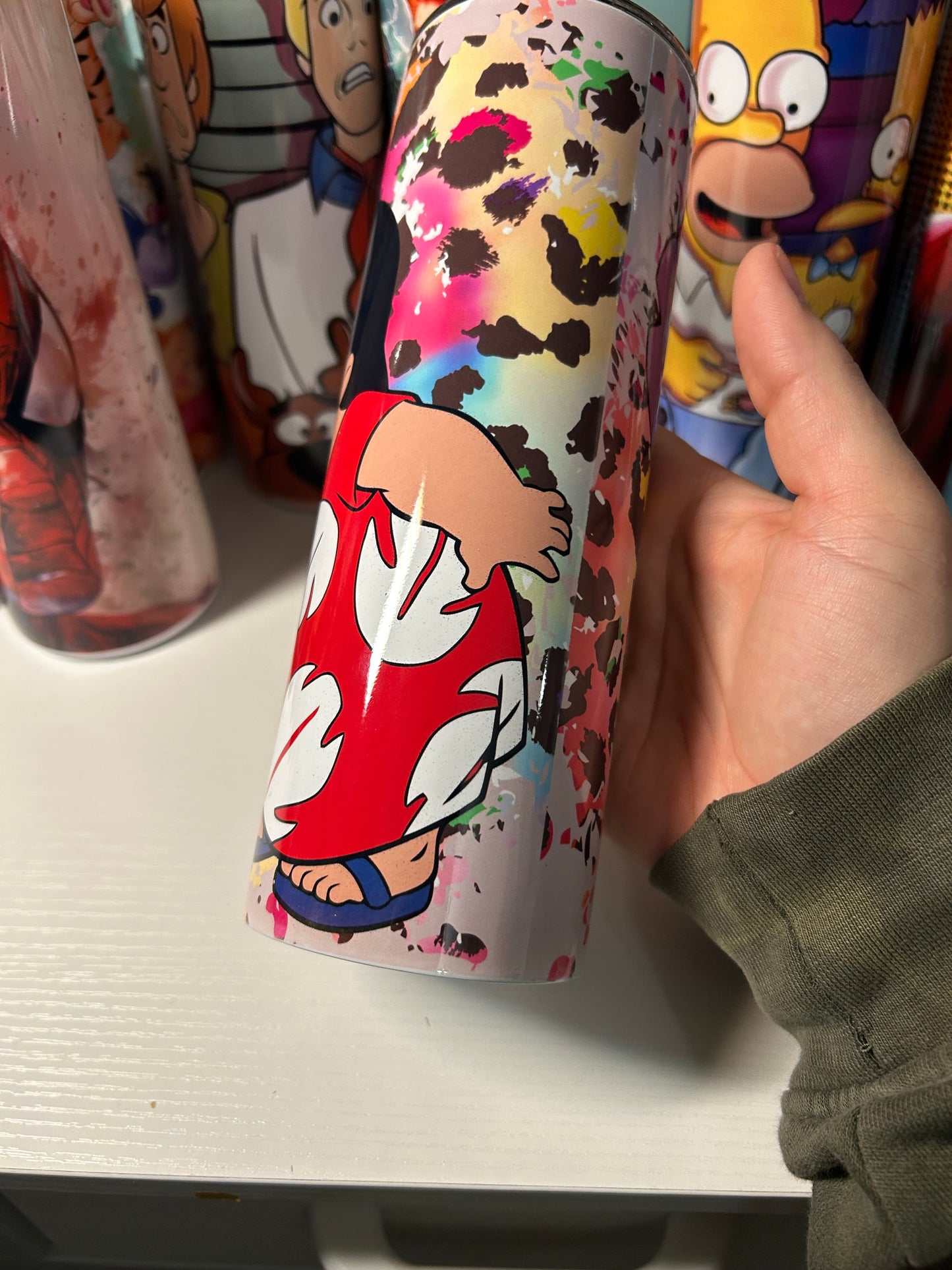 20oz Lilo and Stitch Skinny Tumbler